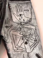 Levi's 505 (hand-painted)