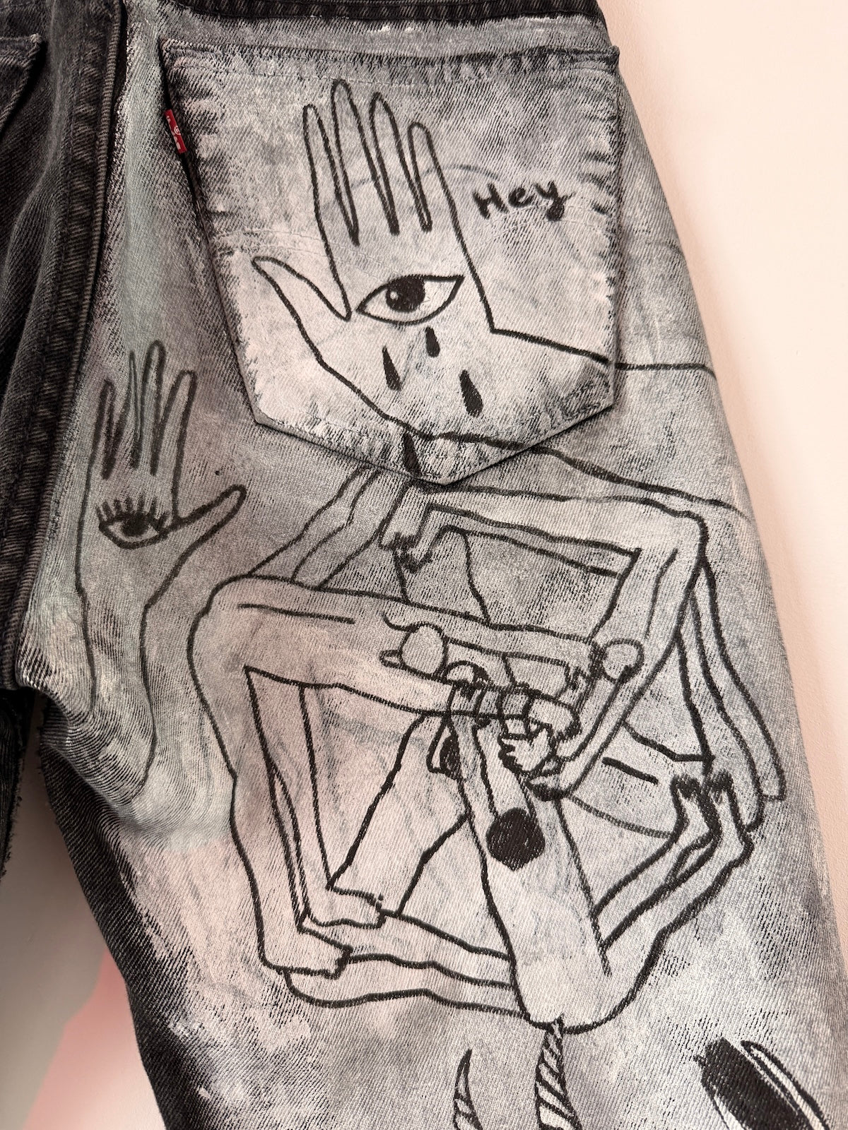 Levi's 505 (hand-painted)