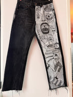 Levi's 505 (hand-painted)