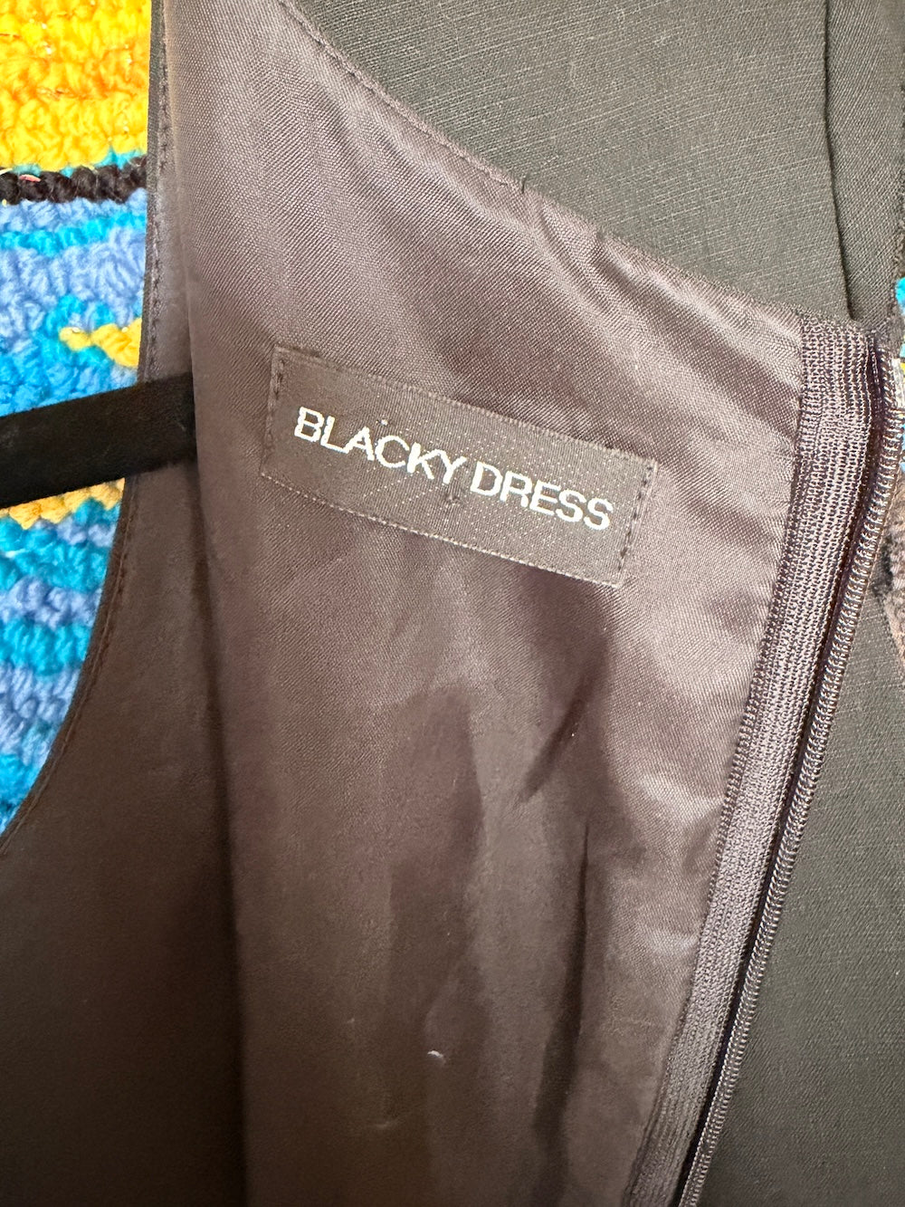 Hand-painted deconstructed dress