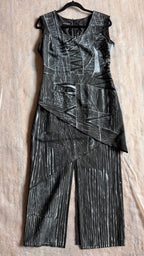 Hand-painted deconstructed dress