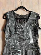 Hand-painted deconstructed dress