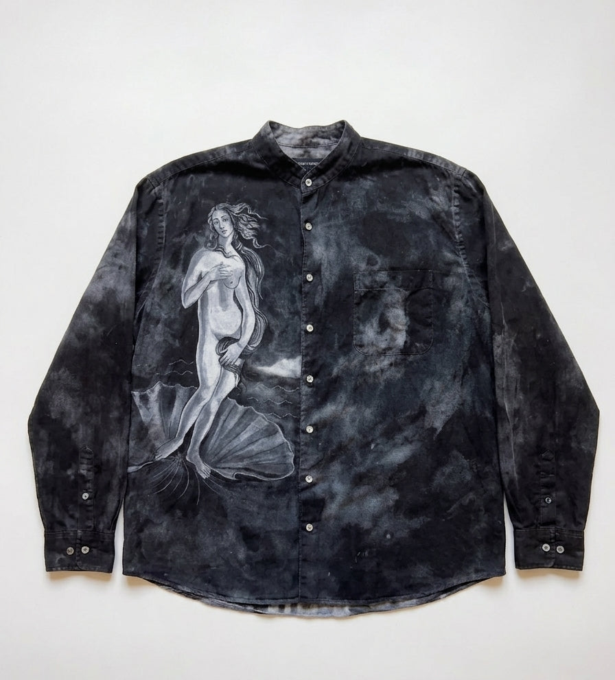 Linen shirt (hand-painted)
