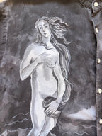 Linen shirt (hand-painted)