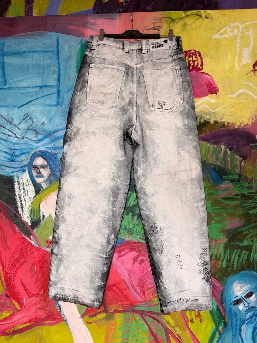 Jeans (hand-painted)