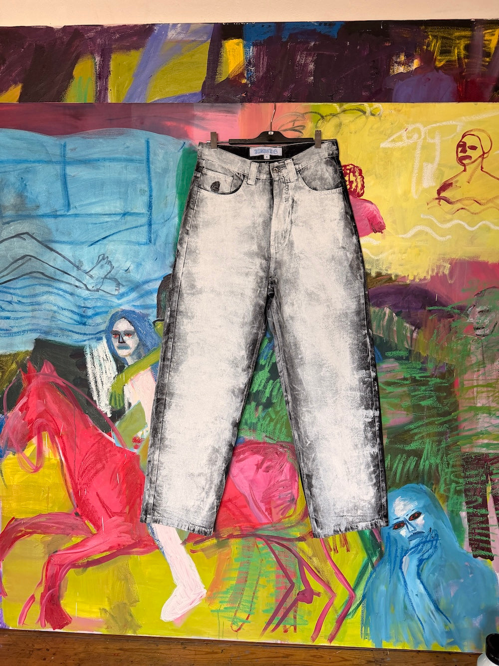 Jeans (hand-painted)